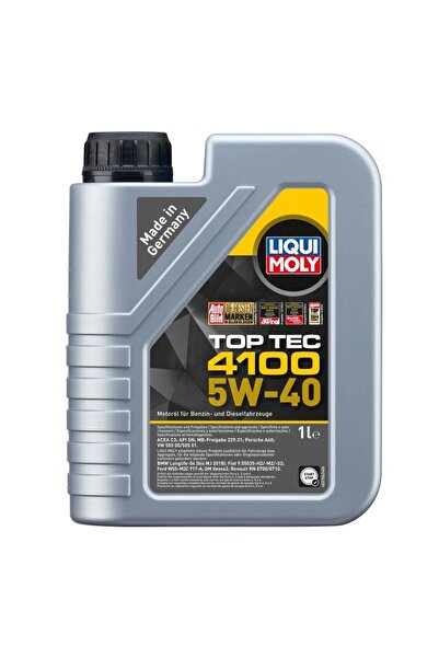 Liqui Moly Top Tec 4100 5W-40- Api Sn/Cf; Acea A3/B4/C3 (3700)- 1L