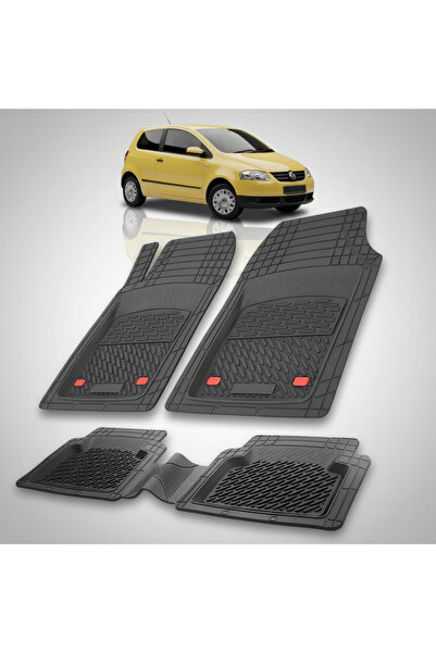 TEAMCAR Πατάκια Δαπέδου Τύπου Πορτμπαγκάζ Συμβατά με Volkswagen Fox (5Z1, 5Z3...