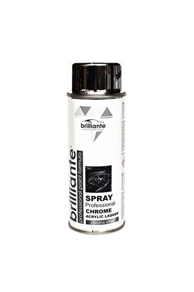 BRILLIANTE Chrome Spray Paint (Silver) 400Ml