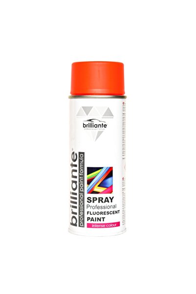 BRILLIANTE Vopsea Spray Fluorescenta Rosu 400 Ml
