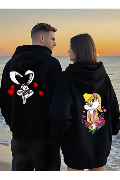 Daxia مجموعة SEVGİLİ KOMBİN Sevgili Couple Combination Cap بغطاء رأس تتضمن قم...