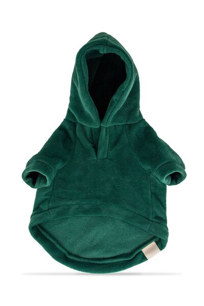 YES LAURA Green Hooded Sweatshirt