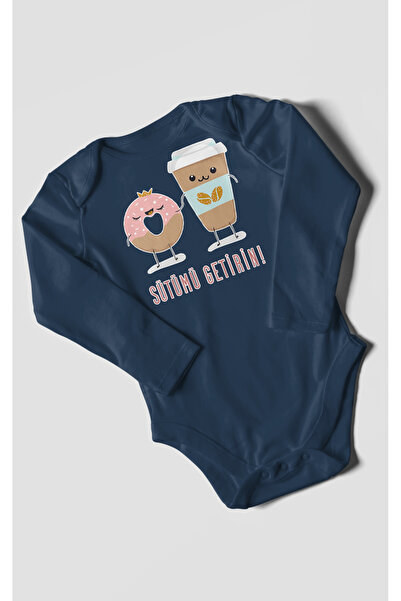 MorivoKids احضر لي الحليب! بدلة أطفال مطبوعة - بودي مزود بأزرار كبس |   100% ...