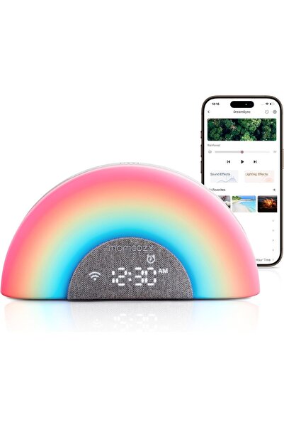 Momcozy Baby Sound Machine & Night Light–White Noise Machine with App Control...