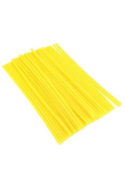 BIUPSER Reflective Bicycle Spoke Accessories - Yellow, 72 Pieces Set for Enha...