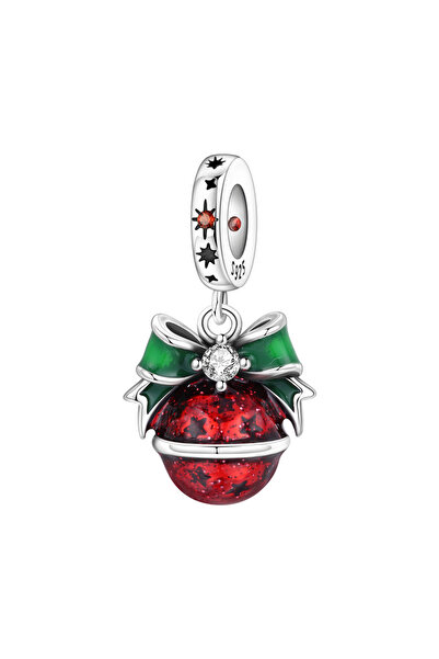 Choice OTC1507 تعليقة جميلة من الفضة الإسترليني عيار 925 على شكل قلب وردة وسر...