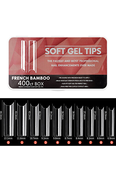 Choice 09 400/440/500/550pcs/lot Mixed Size Ballet Almond False Nails Press O...