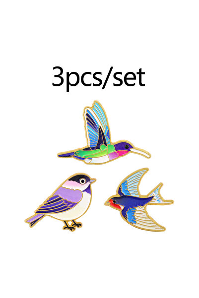 Choice 10 دبابيس مينا على شكل حيوانات (قطة، طائر، ثعبان) مع اقتباسات ملهمة، ب...