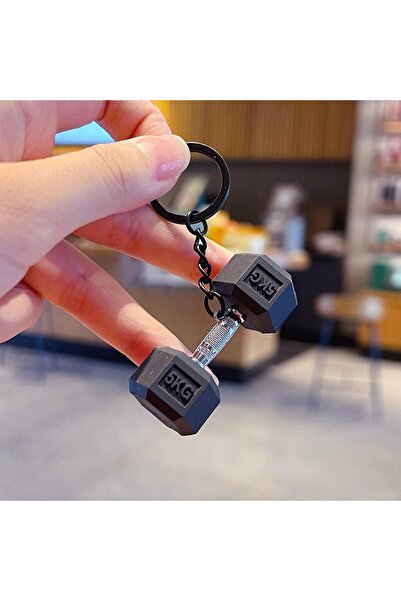 Choice A6 Silicone Barbell Keychain (2025 Edition) - Car Key Pendant; Gym Ins...