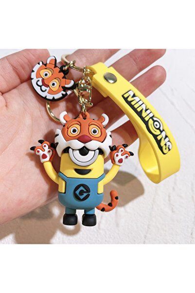 Choice KC4043 Kawai Zodiac Series Minions Figurines Toys Keychain 3D Despicab...