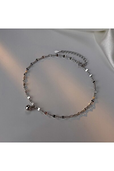 Choice qd370-silver Minimalist Silver Color Anklet Bracelet On The Leg Fashio...