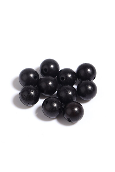 choice2 خرز فاصل خشبي أسود، كرات مستديرة، 10 مم (50 قطعة)، 6/8/10/12/15 مم، خ...