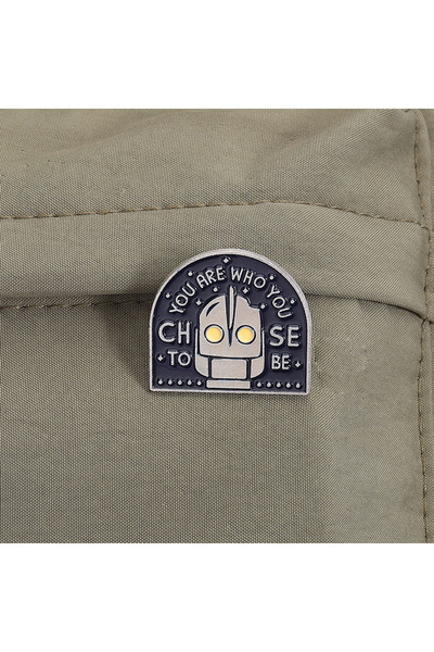Choice QHXZ3526 ﻿ Cartoon Steel Giant Enamel Pin cute Brooch Pins metal Badge...