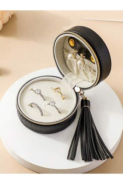 Choice black Mini Jewelry Organizer Display Travel Jewelry Case Boxes Earring...