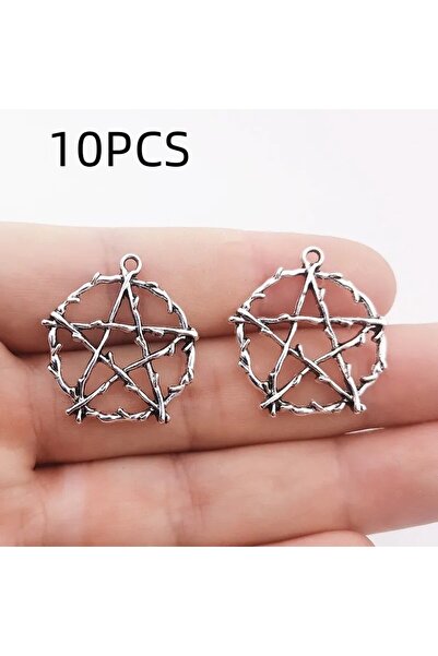 Choice 10PCS B 9/10PCSRetro DIY zinc alloy jewelry accessories, wheat ear fiv...