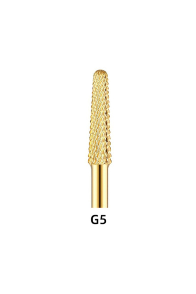 Choice9 مجموعة رؤوس مثقاب أظافر G5 قطعة واحدة 3/32 بوصة - رأس كربيد على شكل ح...