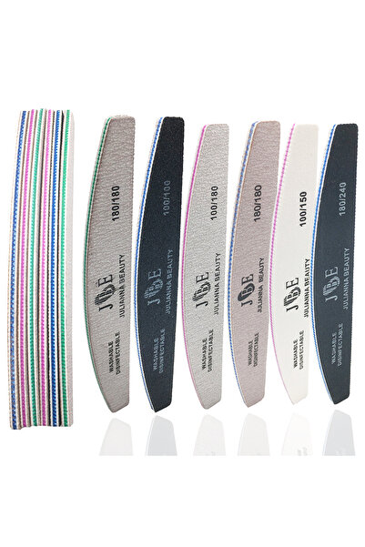 Choice4 مجموعة متنوعة من 10 قطع من مبارد الأظافر الاحترافية بدرجات خشونة 100،...