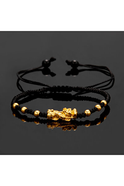 Choice black rope and beads Chinese Fengshui Bracelet Pi Xiu Pi Yao Attract W...