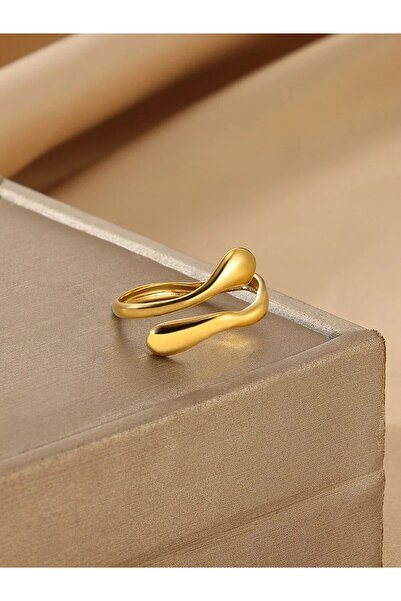 Choice resizable 1 Minimalist Opening Rings For Women Trend Irregular Water D...