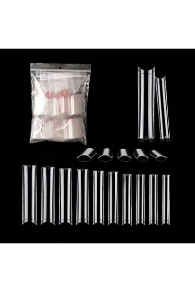 Choice 500 قطعة من أطراف الأظافر مقاس 2XL، خالية من الانحناء C، طقم احترافي، ...