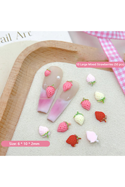 Choice A10 50 قطعة من أحجار الراين ثلاثية الأبعاد المصنوعة من الراتنج على شكل...