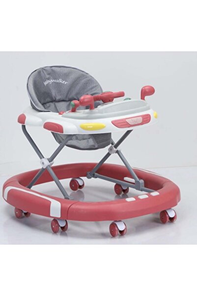TREND MIX Baby walker with toys, music, and lights; durable 2-in-1 baby walker