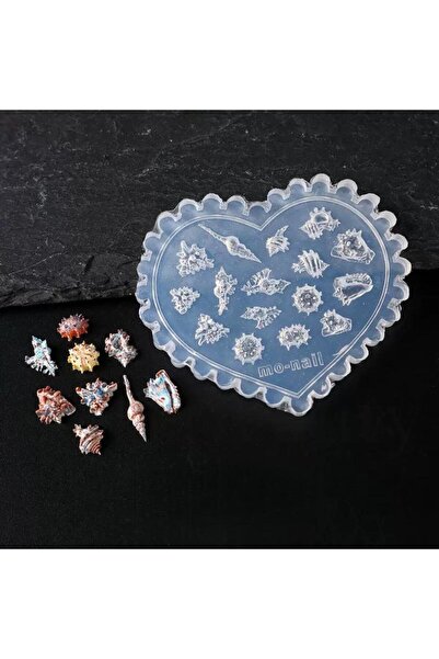 JETTING Choice 1Pcs A2 【ZYAL-1】Sea Shell Starfish Fishtail 3D Silicone Nail M...