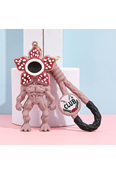Choice D Cartoon Game Characters Keychain Cute Eleven Demogorgon PVC Figure K...