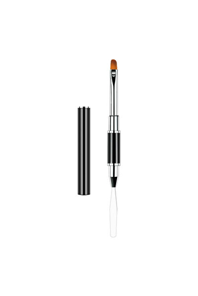 Choice 1PCS 1/2PCS Dual-end Acrylic #12 Nail Art Gel Brush Extension Builder ...