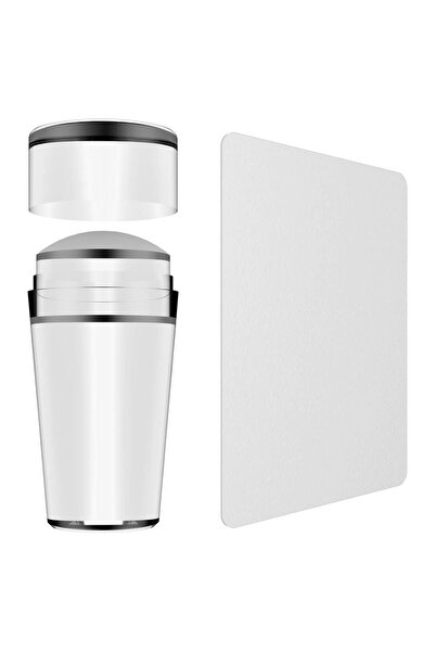 Choice D01-98 Nail Art Stamper Clear Silicone Stamping Jelly with Scraper Tra...