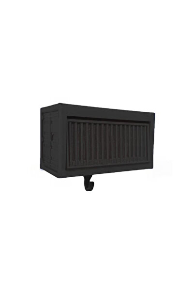 Choice3 حامل مفاتيح جديد أسود اللون لمرآب السيارات مع باب قابل للفتح، سلسلة م...