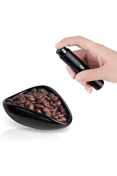 Arabest Coffee bean dosing cup and spray bottle set-ceramic espresso accessor...