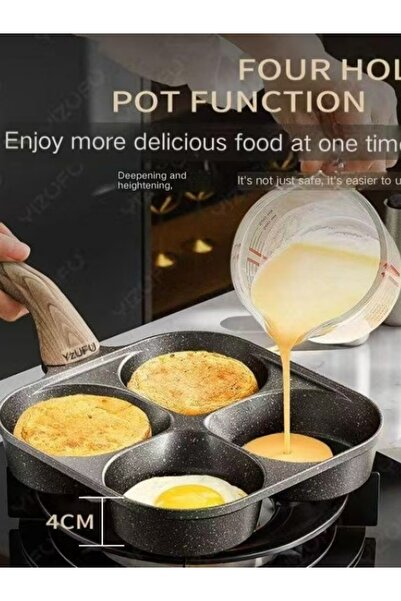 None Maifan Stone Egg Frying Pan Smokeless Non-Stick Pan for Egg Pancake Steak