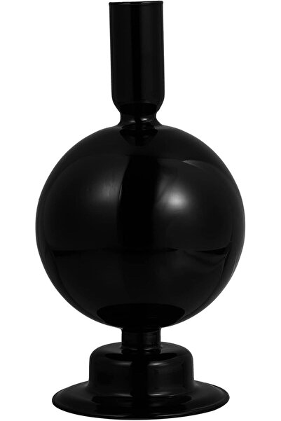 Arabest Clear Glass Candlestick Holder，Flower Vase Table Centerpiece for Wedd...