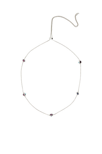 Network Silver Ayarlanabilir Kadın Kolye