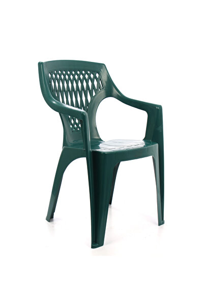 OEM Garden Chair / Terrace Chair, Fixed, Adrian, Plastic, Green