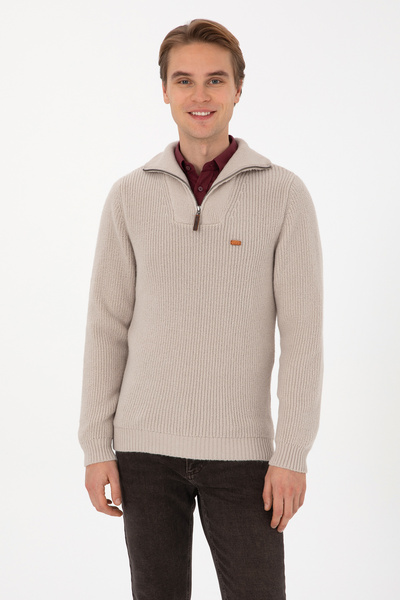 U.S. Polo Assn. Men's Stone Sweater 50317171-Vr049