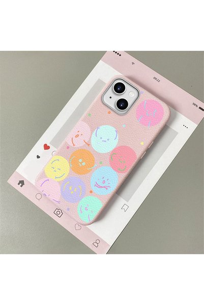 CASEVIBE متوافق مع iPhone 14 Plus/15 Plus، غطاء هاتف من السيليكون بملمس جلدي ...