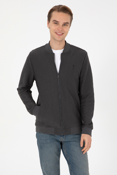 U.S. Polo Assn. Men's Black Knitted Cardigan 50308895-Vr046