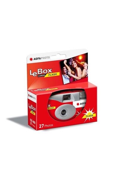 AgfaPhoto LeBox 400Asa 27Pozluk Flashlı Çek At, Kullan At Analog Fotografie M...