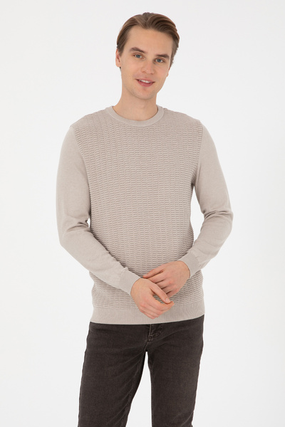 U.S. Polo Assn. Men's Stone Sweater 50308400-Vr049