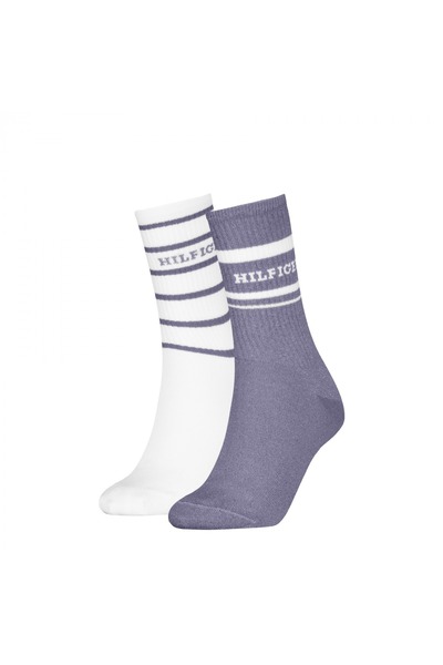 Tommy Hilfiger TH WOMEN SOCK 2P HILFIGER Kadın Mor Çorap - S701236457