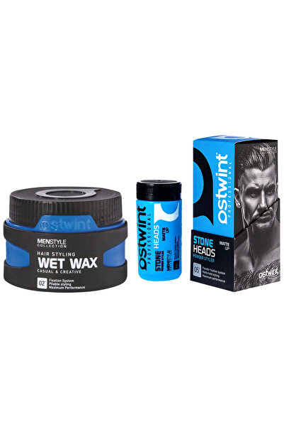 Ostwint Pachet 1x Pudră dură 20g, 1x Ceară de păr lucioasă 02 150ml