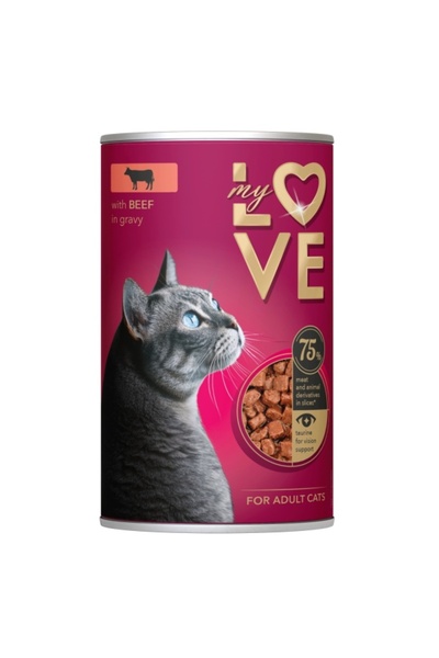 mylove My Love Cat - Complete Wet Food - Beef - 415 g