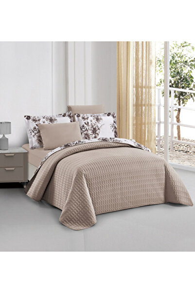Lifestyle Unique Home All Season 6-Piece Reversible King Bedspread Set - 250 ...