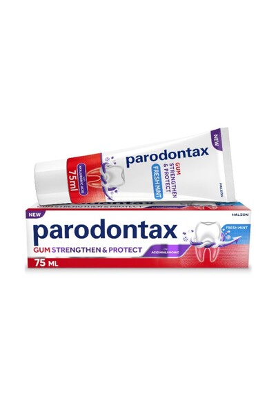 Parodontax Pasta de Dinti cu Acid Hialuronic, Gum Strengthen and Protect Fres...