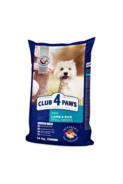 Kormotech Club 4 Paws Adult Mini - Hrană uscată premium - Miel și orez - 14 kg