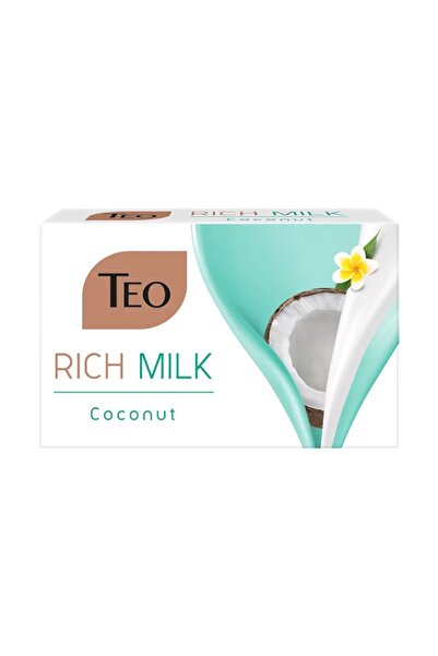 Teo Set of 9 x Solid Soap Rich Milk Coconut, with Coconut Milk, 90 g