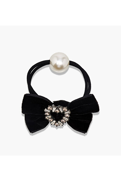 Lifestyle Embellished Bow Hair Tie