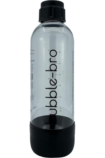 bubble-bro زجاجة بابل برو سعة 1 لتر خالية من مادة BPA لجهاز صنع المياه الغازي...